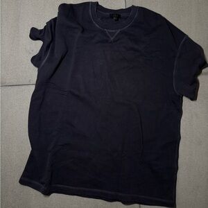 COS Men's Navy Blue T-Shirt